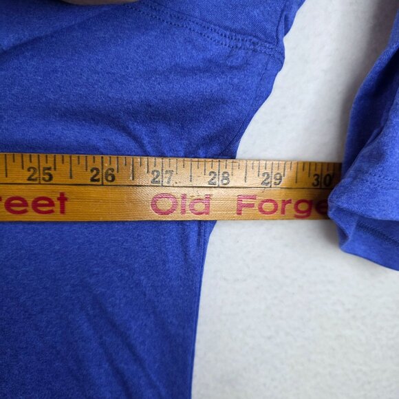 Avenue Plus Size 26/28 Cold Shoulder Hoodie Blue Front Pocket Streetwear New - Picture 7 of 8